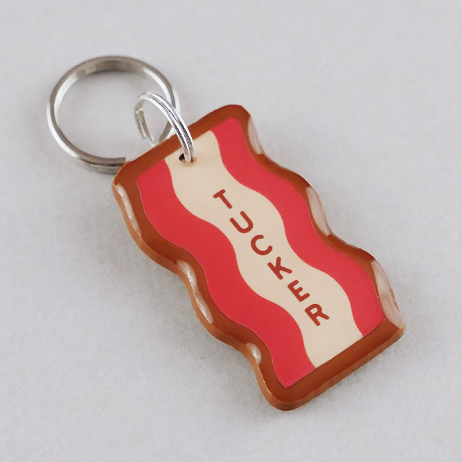 Bacon Pet ID Tag - Pixsqueaks