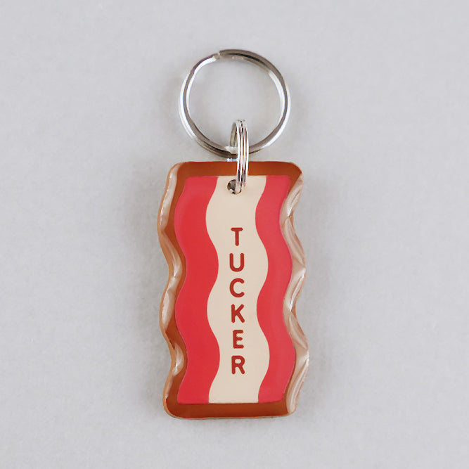 Bacon Pet ID Tag - Pixsqueaks