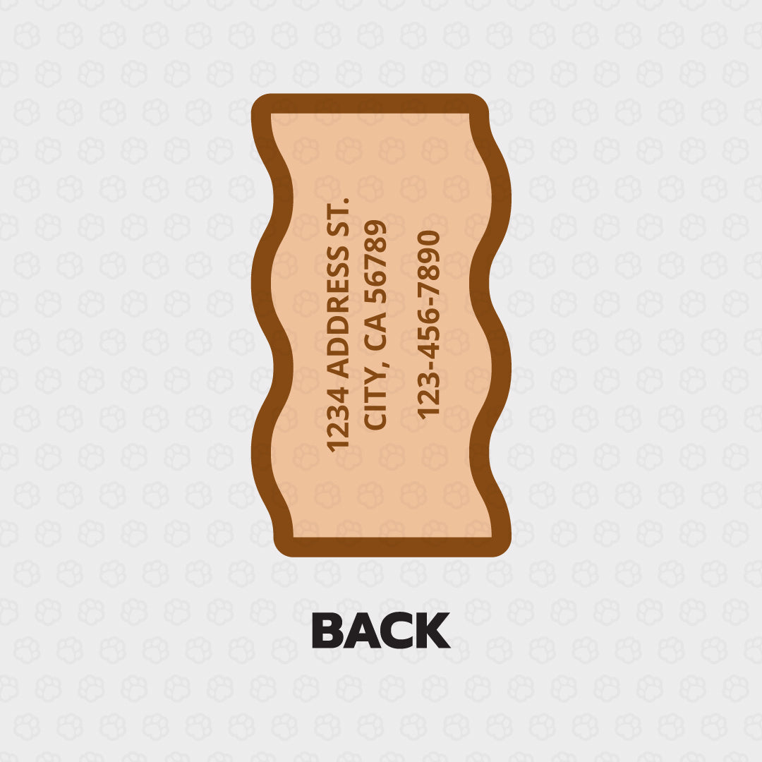 Bacon Pet ID Tag - Pixsqueaks