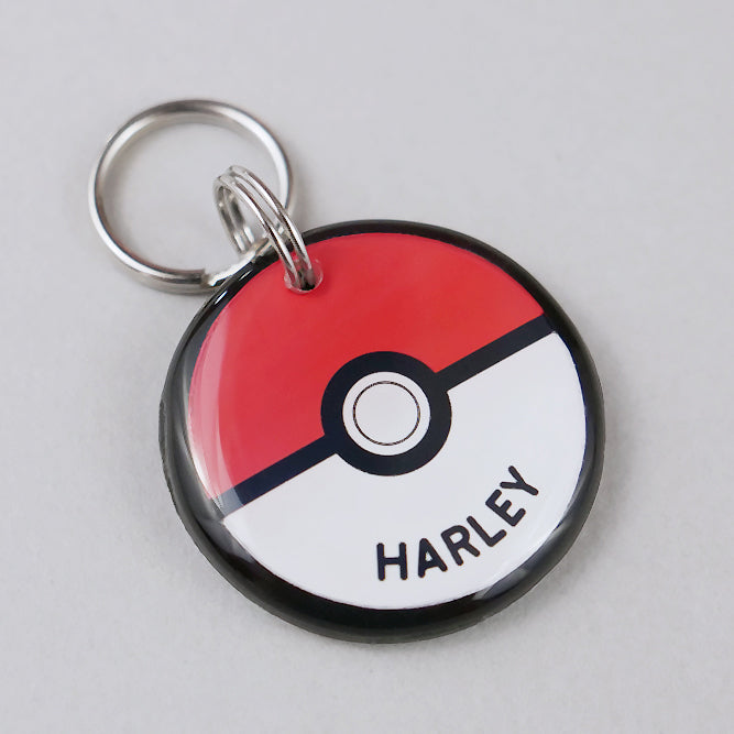 Catch 'Em Ball Pet ID Tag