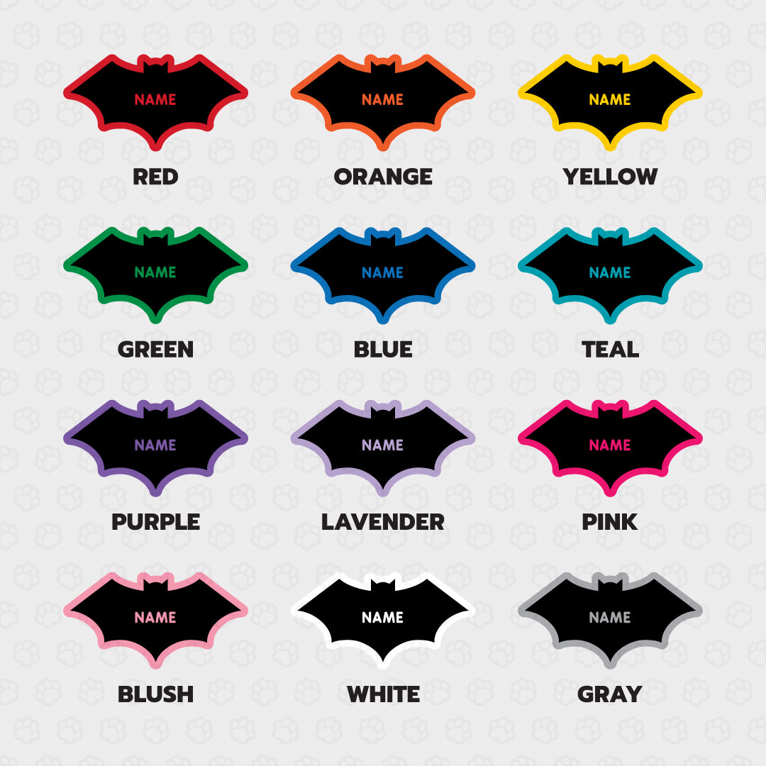 Bat Pet ID Tag - Pixsqueaks