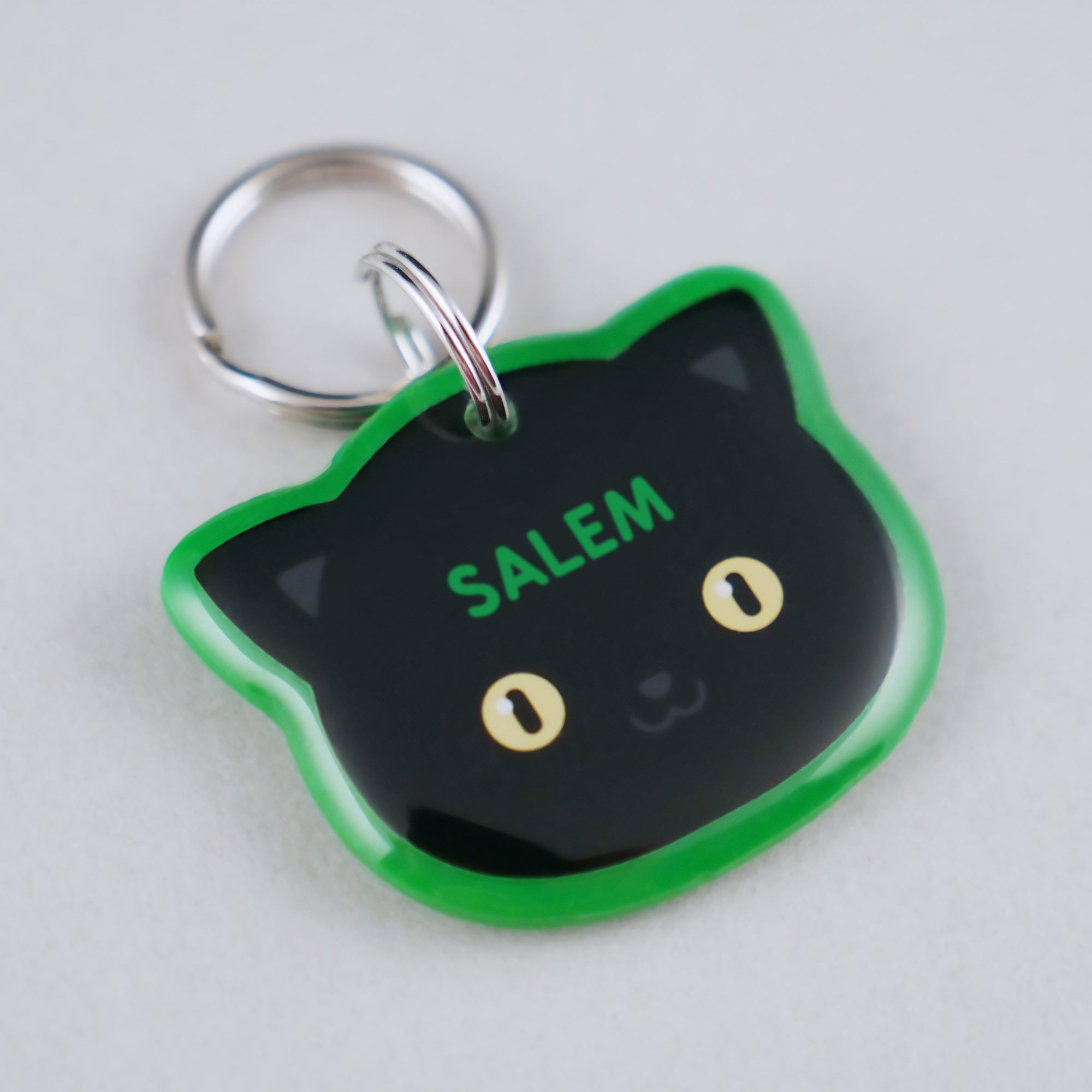 Black Cat ID Tag - Pixsqueaks