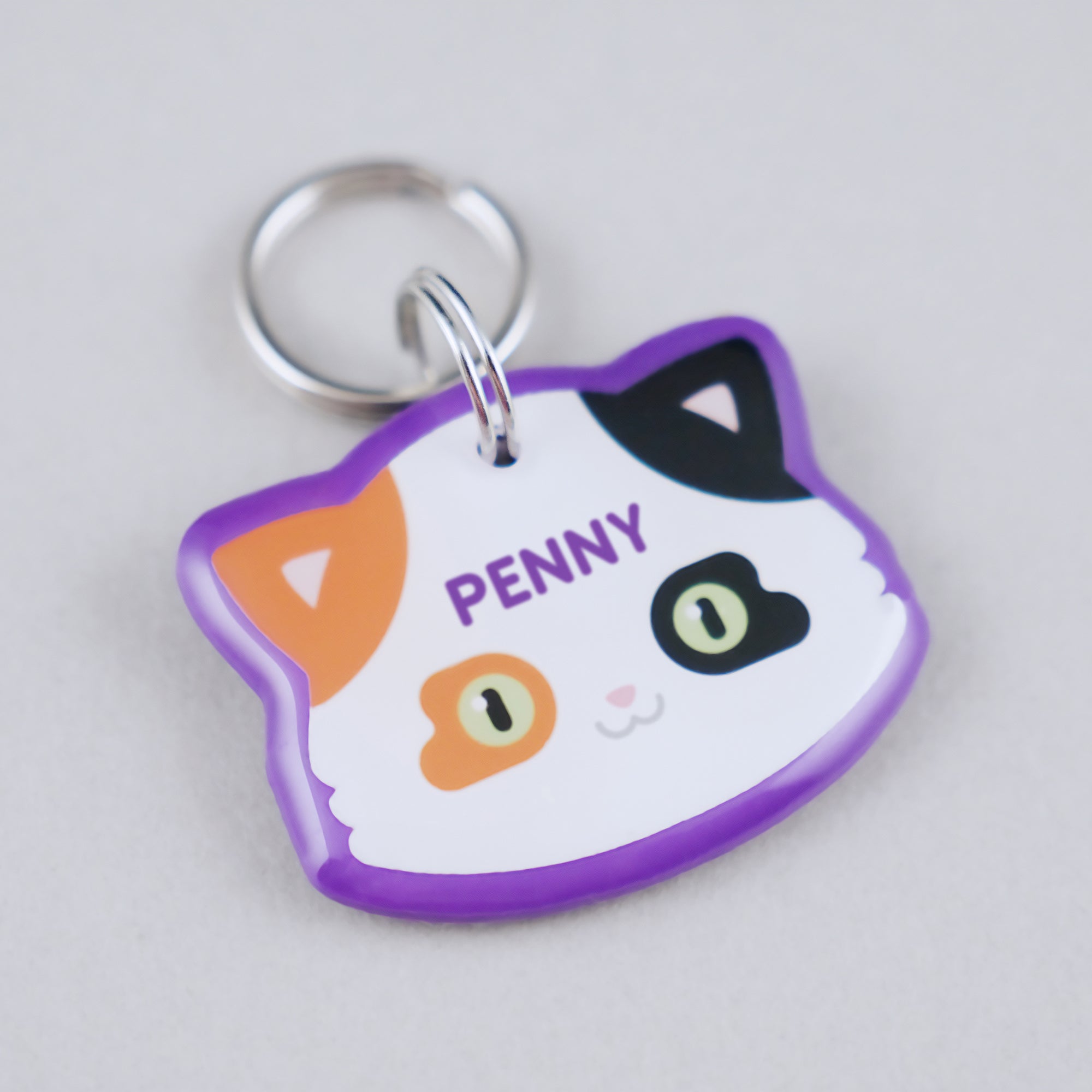 Calico Cat ID Tag - Pixsqueaks