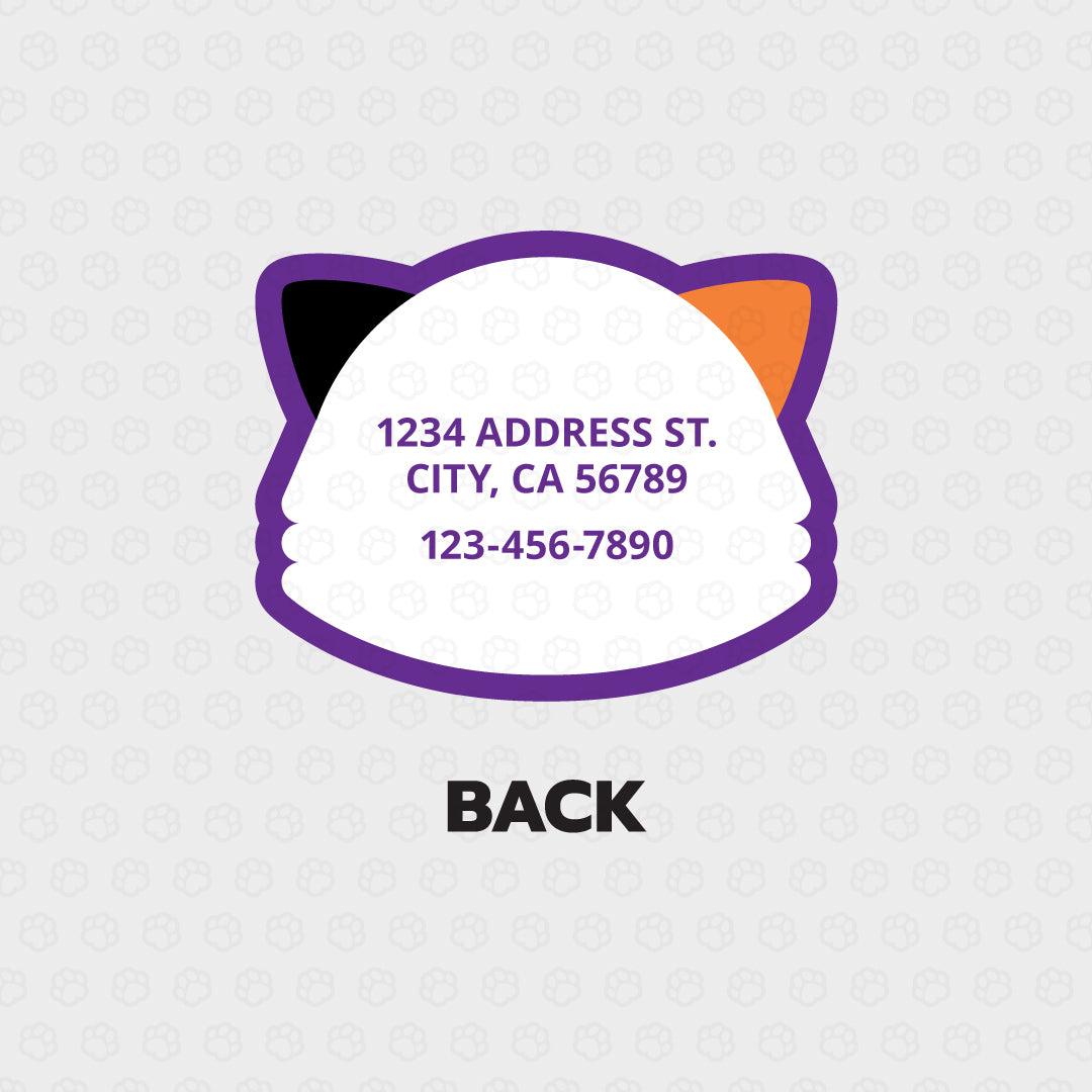 Calico Cat ID Tag - Pixsqueaks