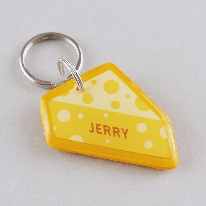 Cheese Pet ID Tag - Pixsqueaks