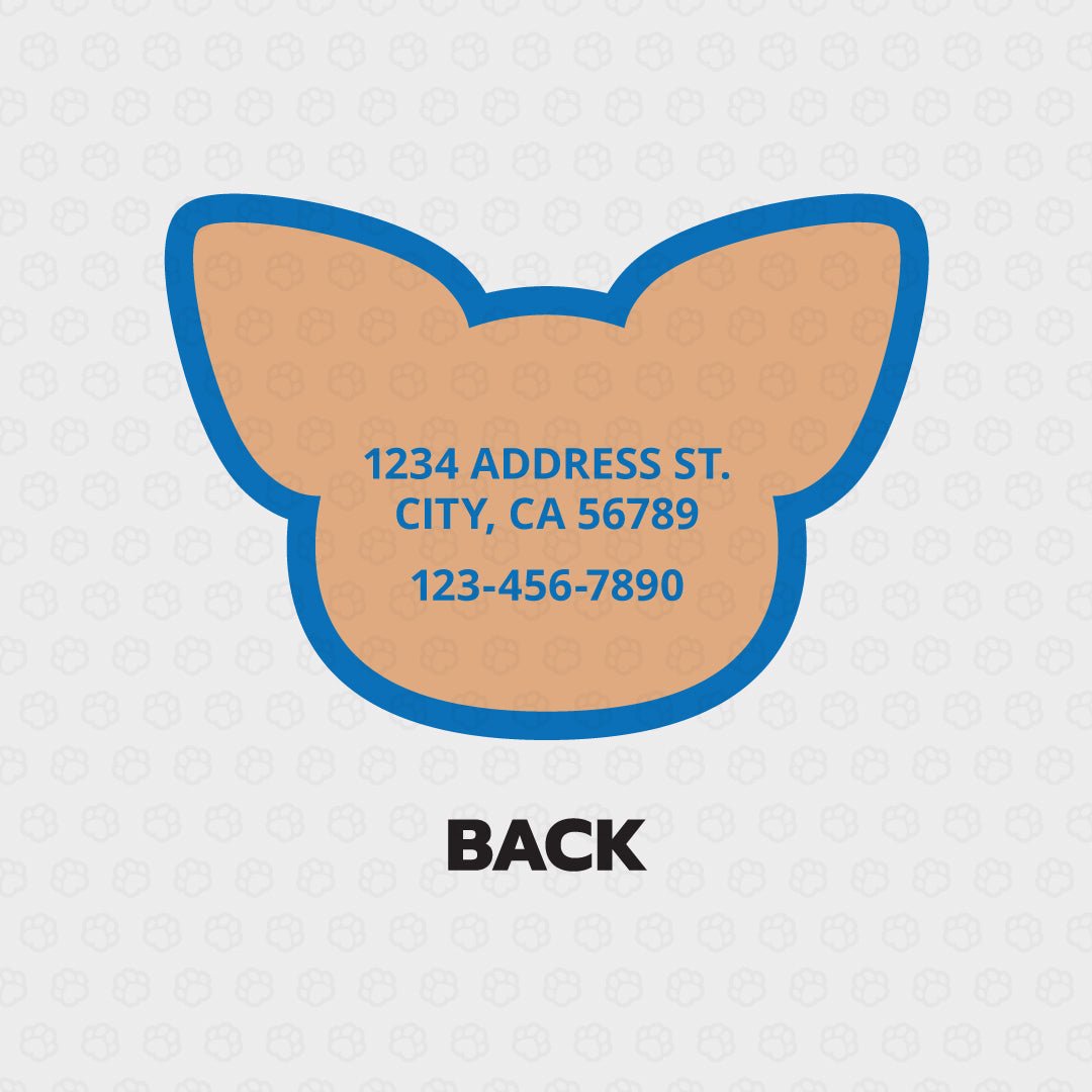 Chihuahua Dog ID Tag - Pixsqueaks
