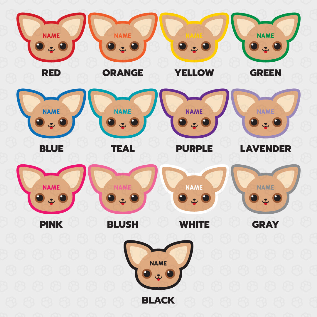 Chihuahua Dog ID Tag - Pixsqueaks