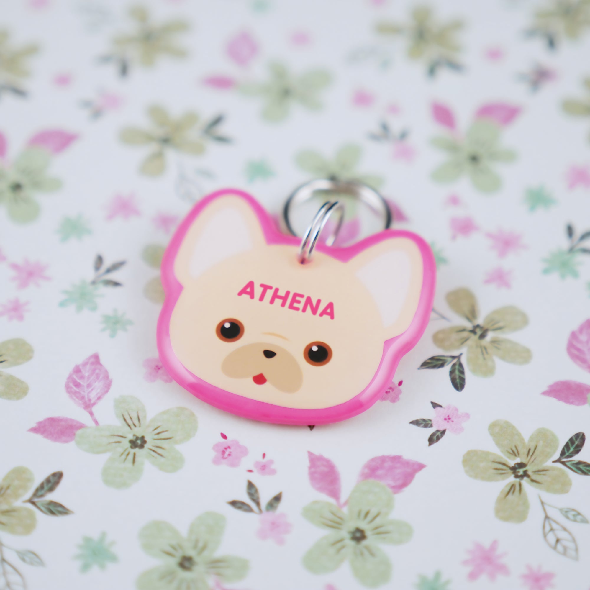 Frenchie Dog ID Tag - Pixsqueaks