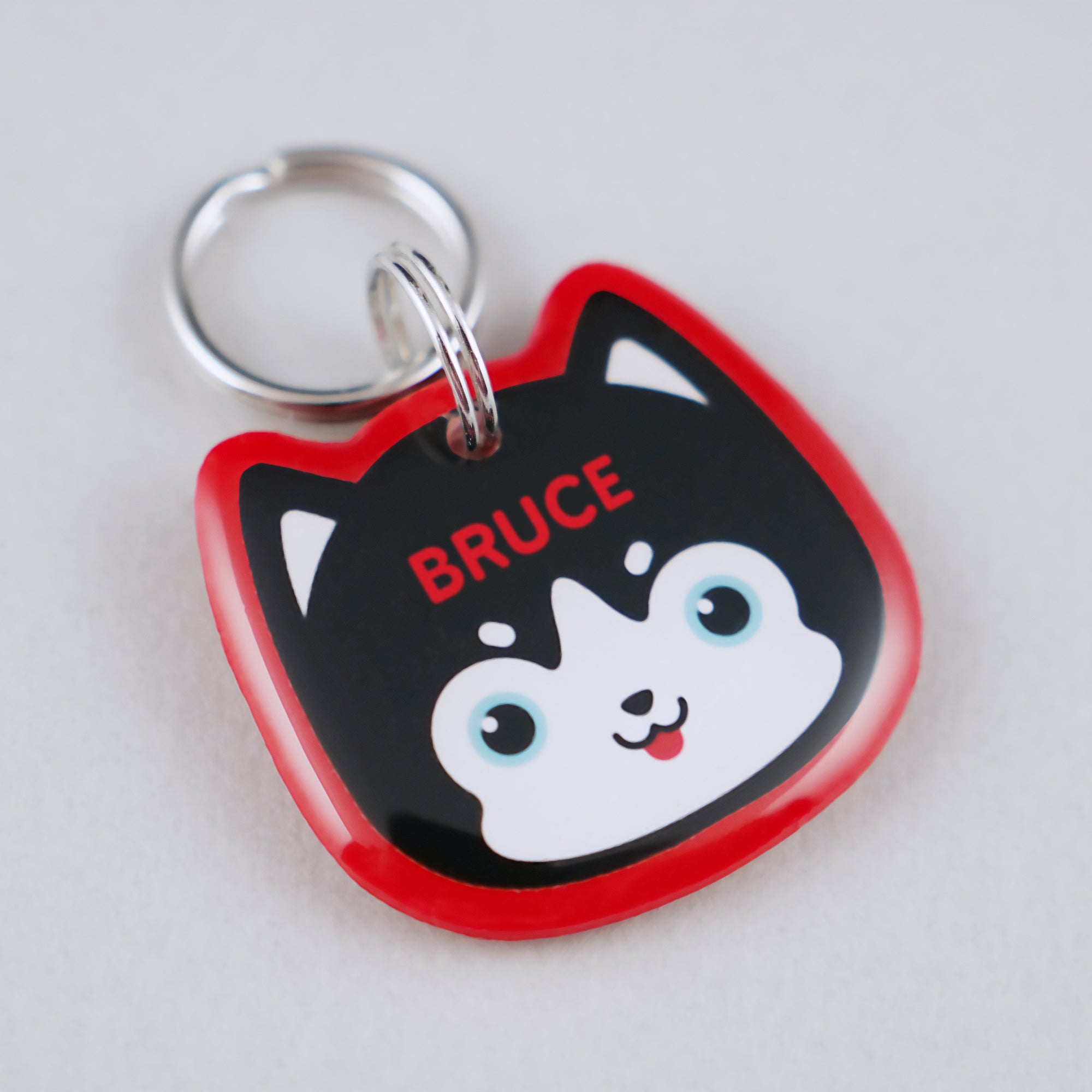 Husky Dog ID Tag - Pixsqueaks