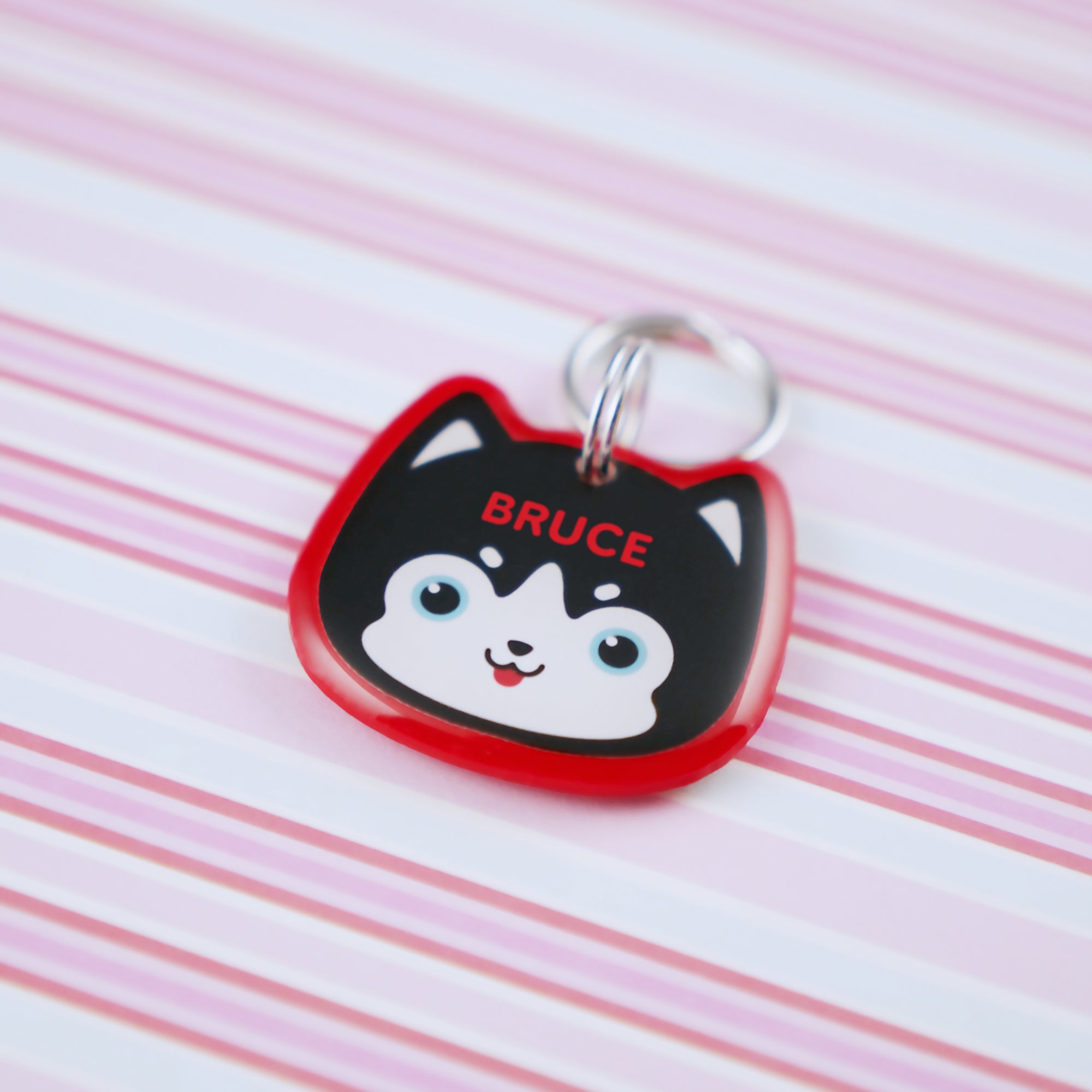 Husky Dog ID Tag - Pixsqueaks