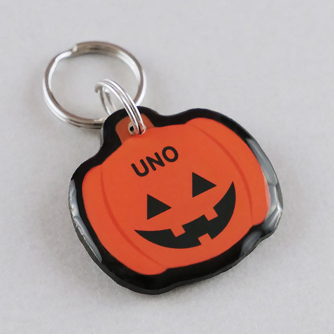 Jack-O-Lantern Pet ID Tag - Pixsqueaks