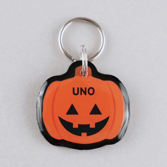 Jack-O-Lantern Pet ID Tag - Pixsqueaks