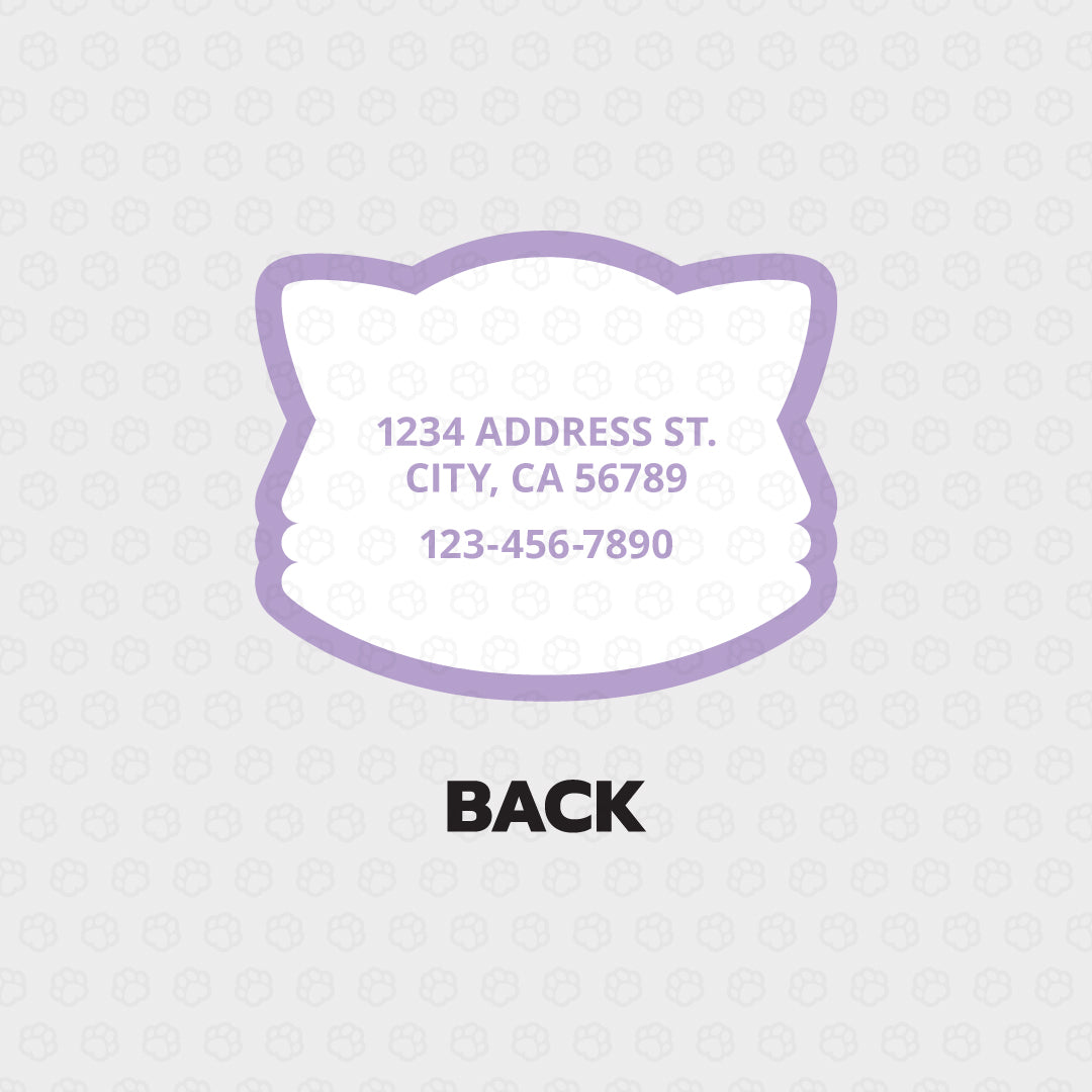 Persian Cat ID Tag - Pixsqueaks