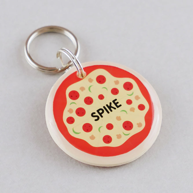 Pizza Pet ID Tag - Pixsqueaks