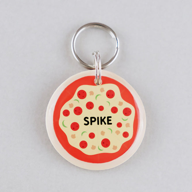 Pizza Pet ID Tag - Pixsqueaks
