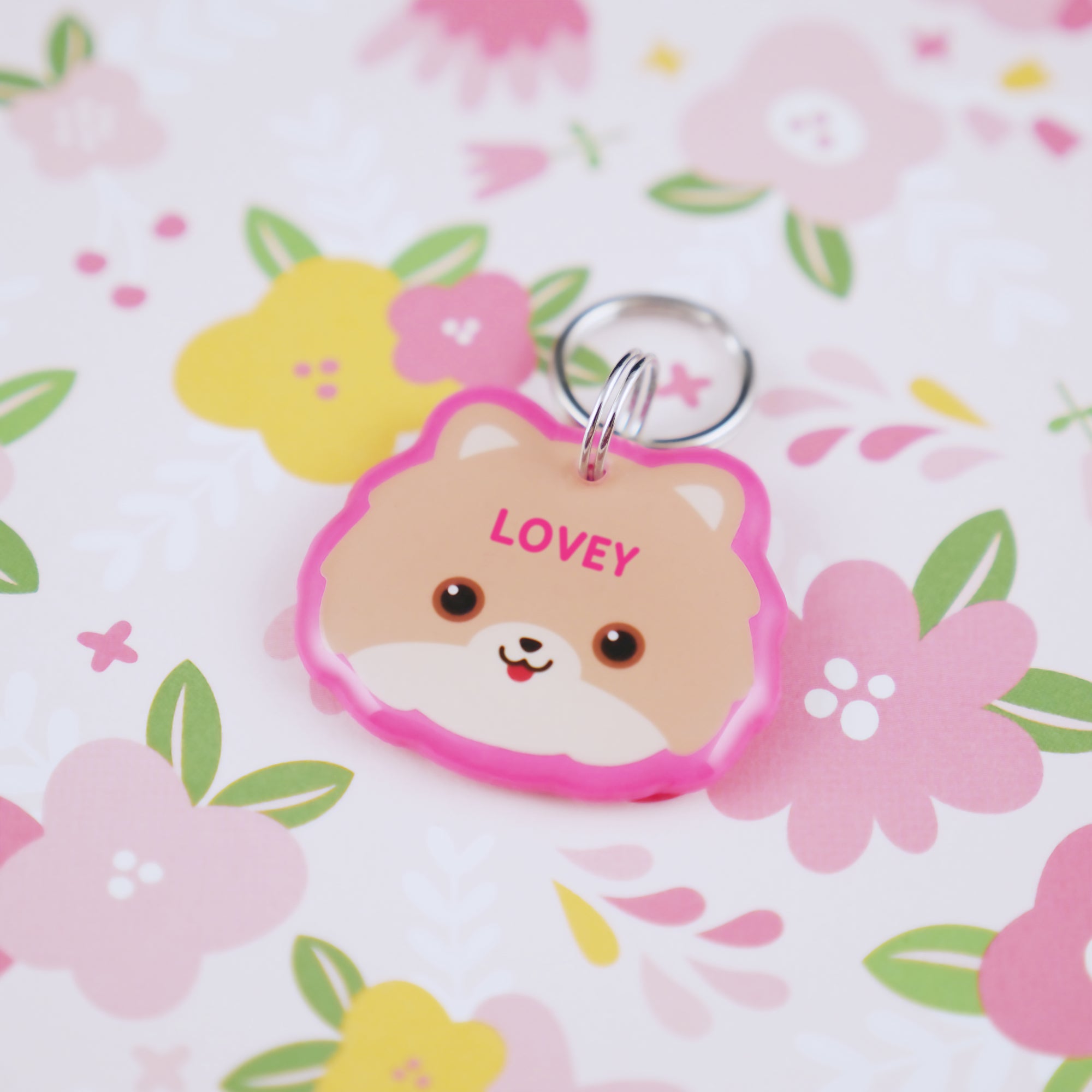 Pomeranian Dog ID Tag - Pixsqueaks