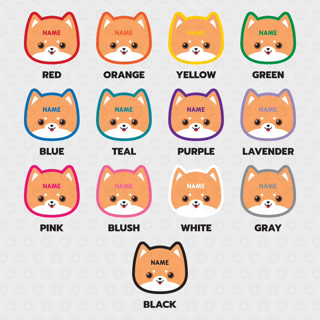 Shiba Inu Dog ID Tag - Pixsqueaks