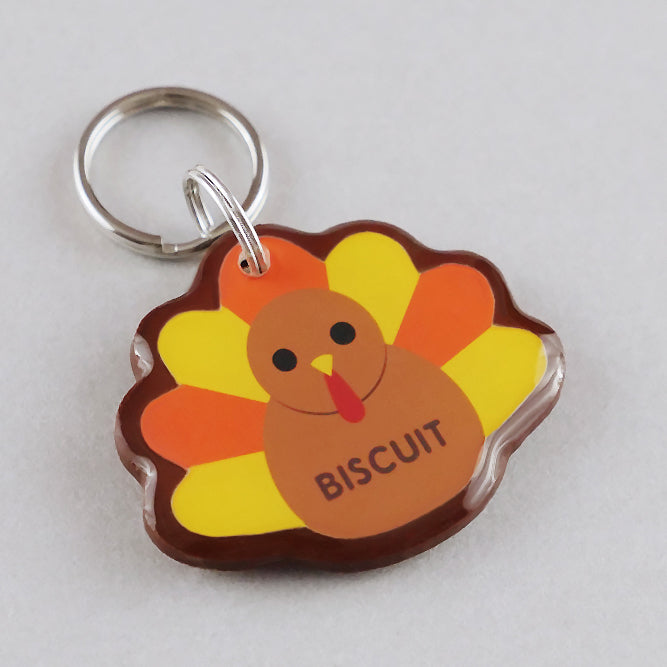 Turkey Pet ID Tag - Pixsqueaks