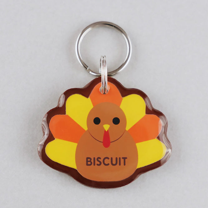 Turkey Pet ID Tag - Pixsqueaks