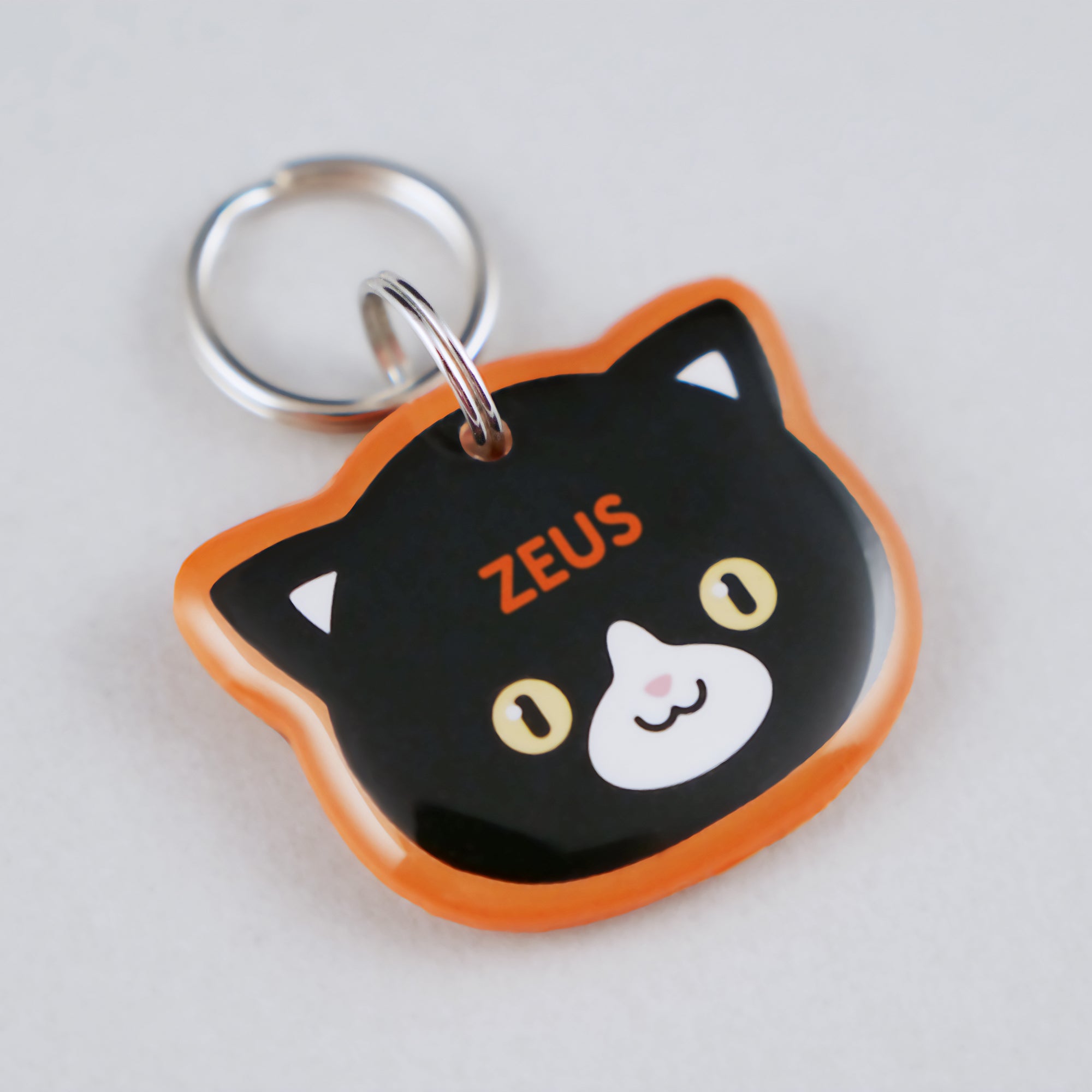 Tuxedo Cat ID Tag - Pixsqueaks