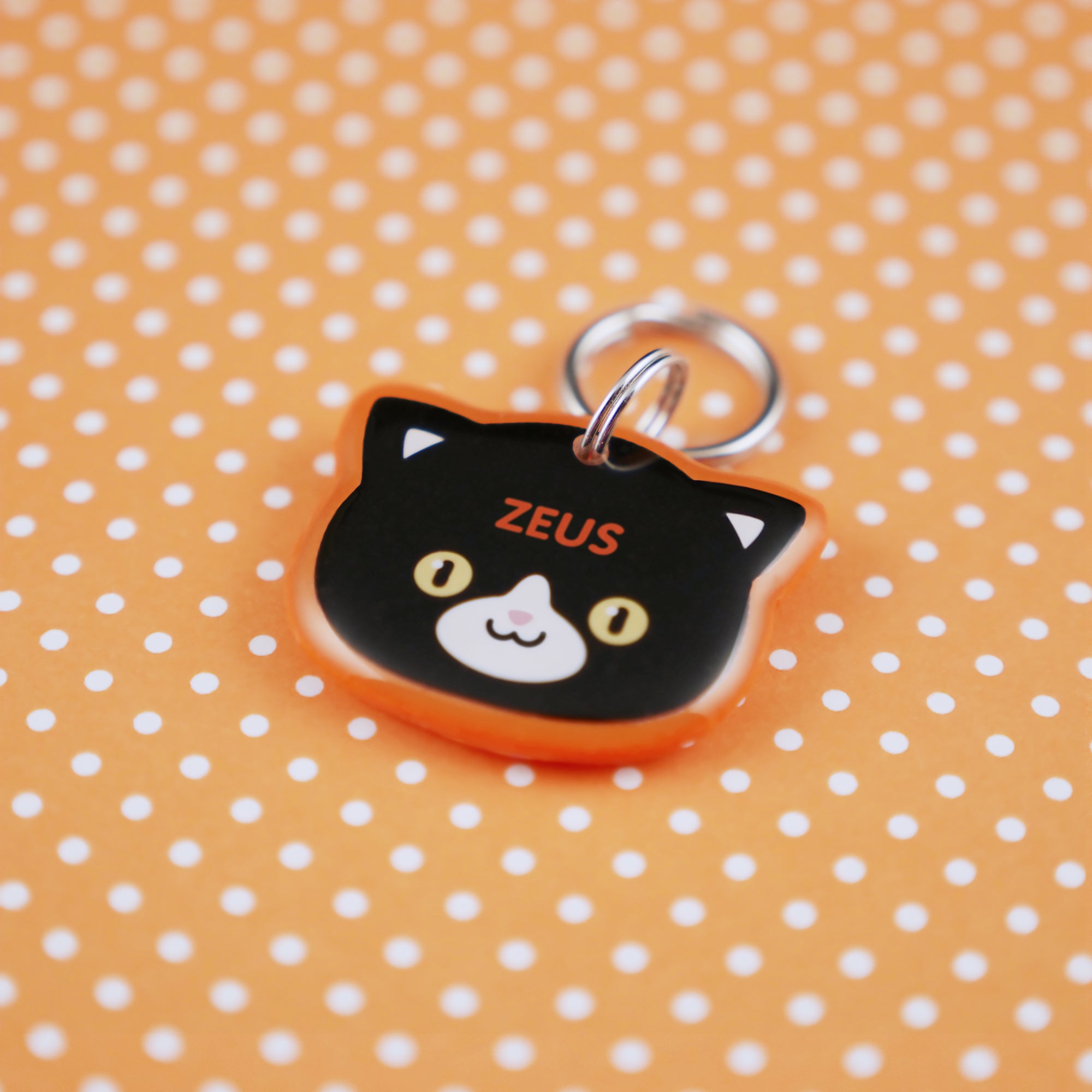 Tuxedo Cat ID Tag - Pixsqueaks