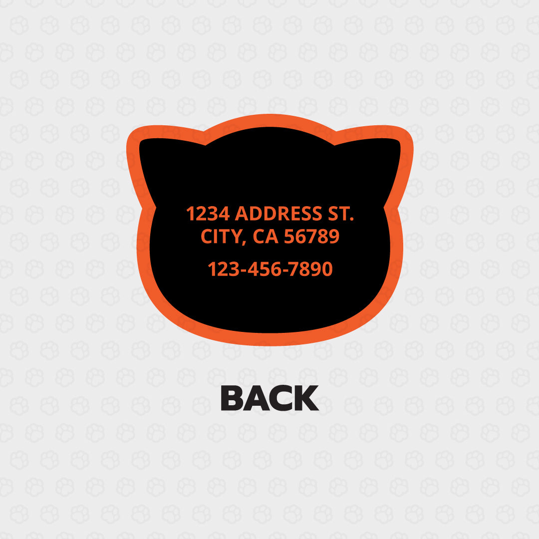 Tuxedo Cat ID Tag - Pixsqueaks