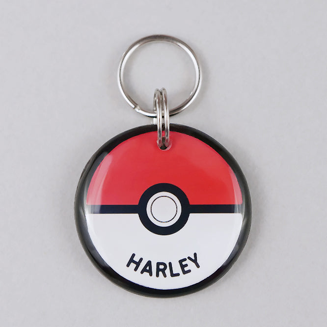 Catch 'Em Ball Pet ID Tag