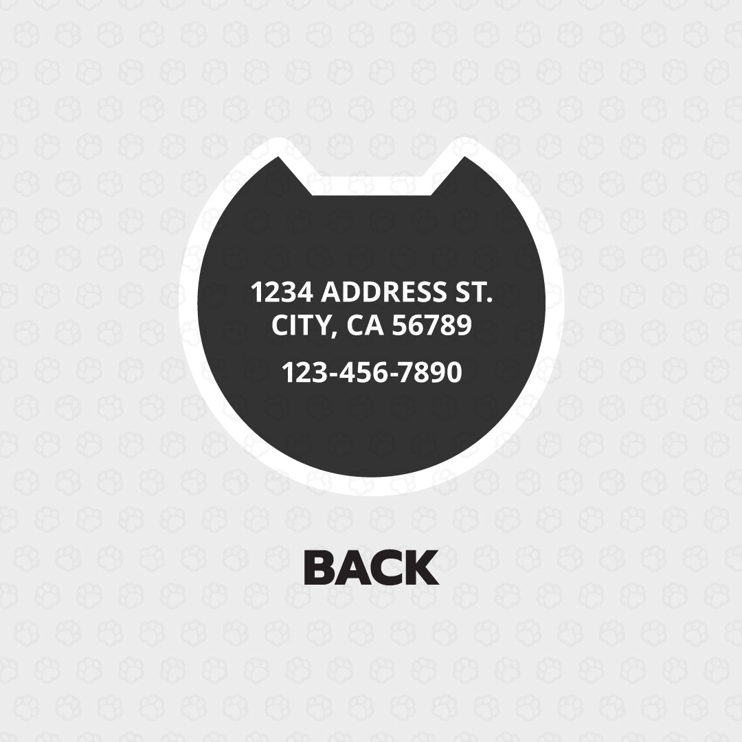Moonlight Guardian Cat ID Tag