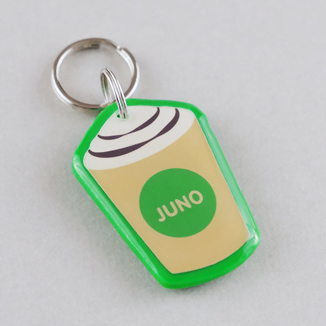 Sweet Iced Coffee Pet ID Tag