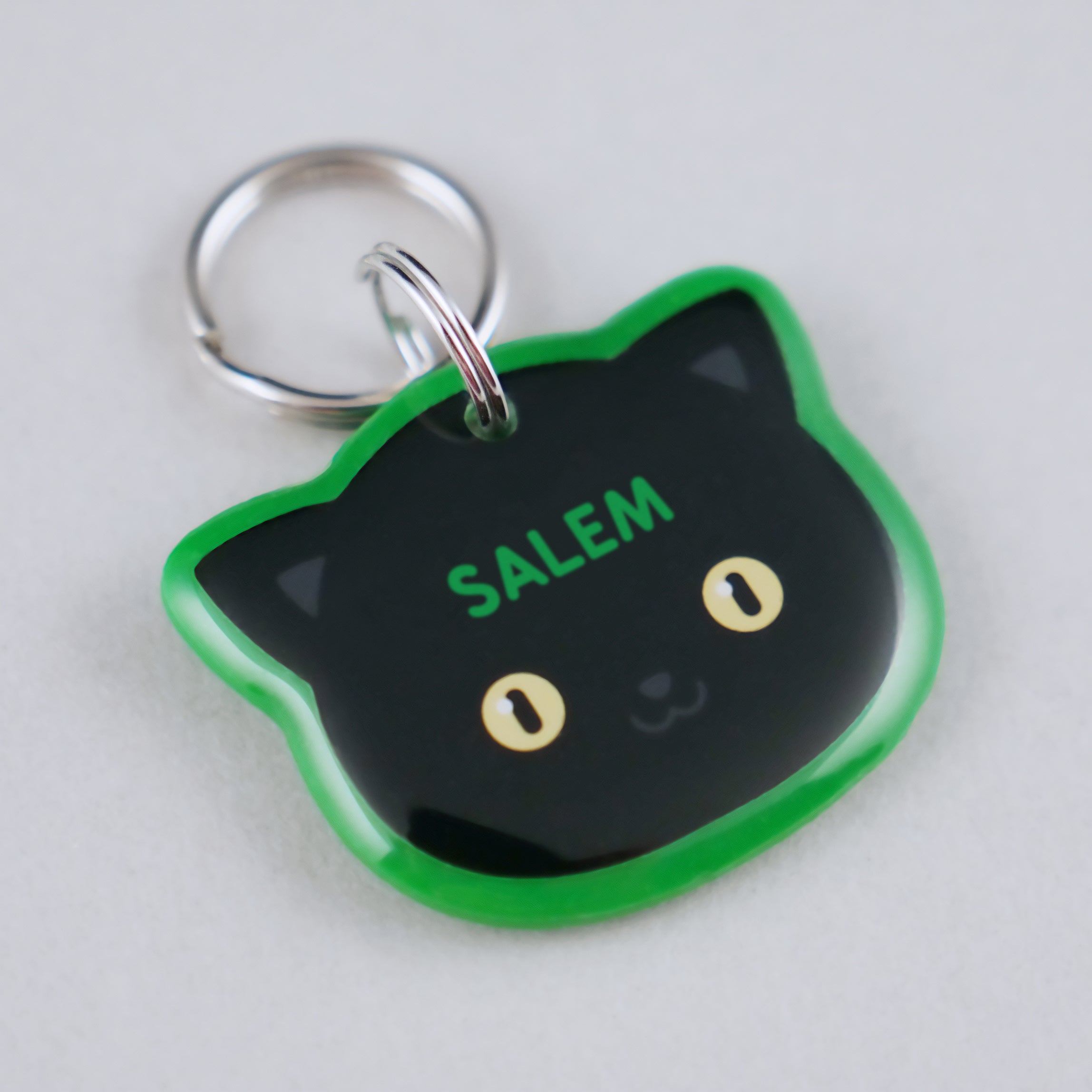 Black Cat ID Tag - Pixsqueaks