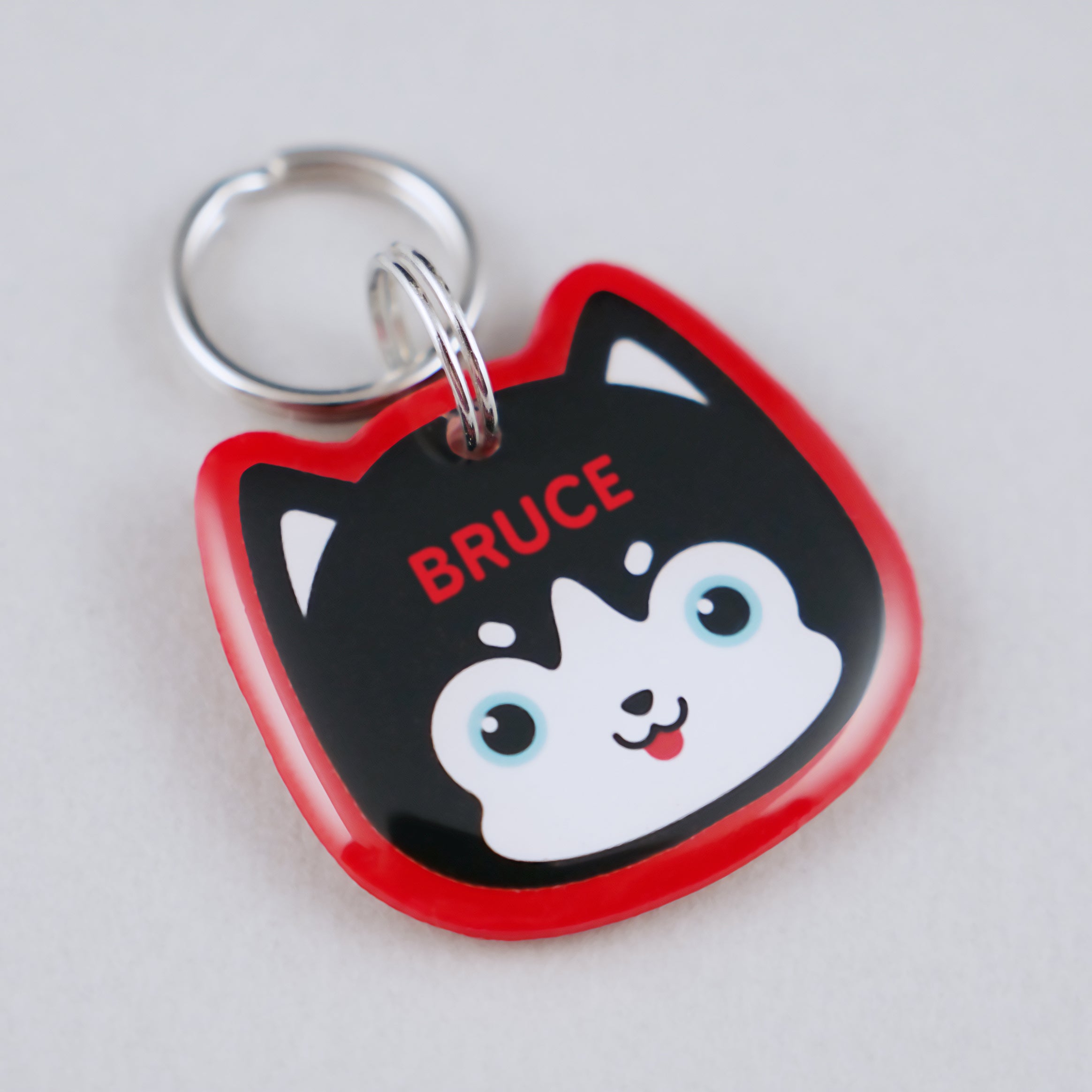 Husky Dog ID Tag - Pixsqueaks