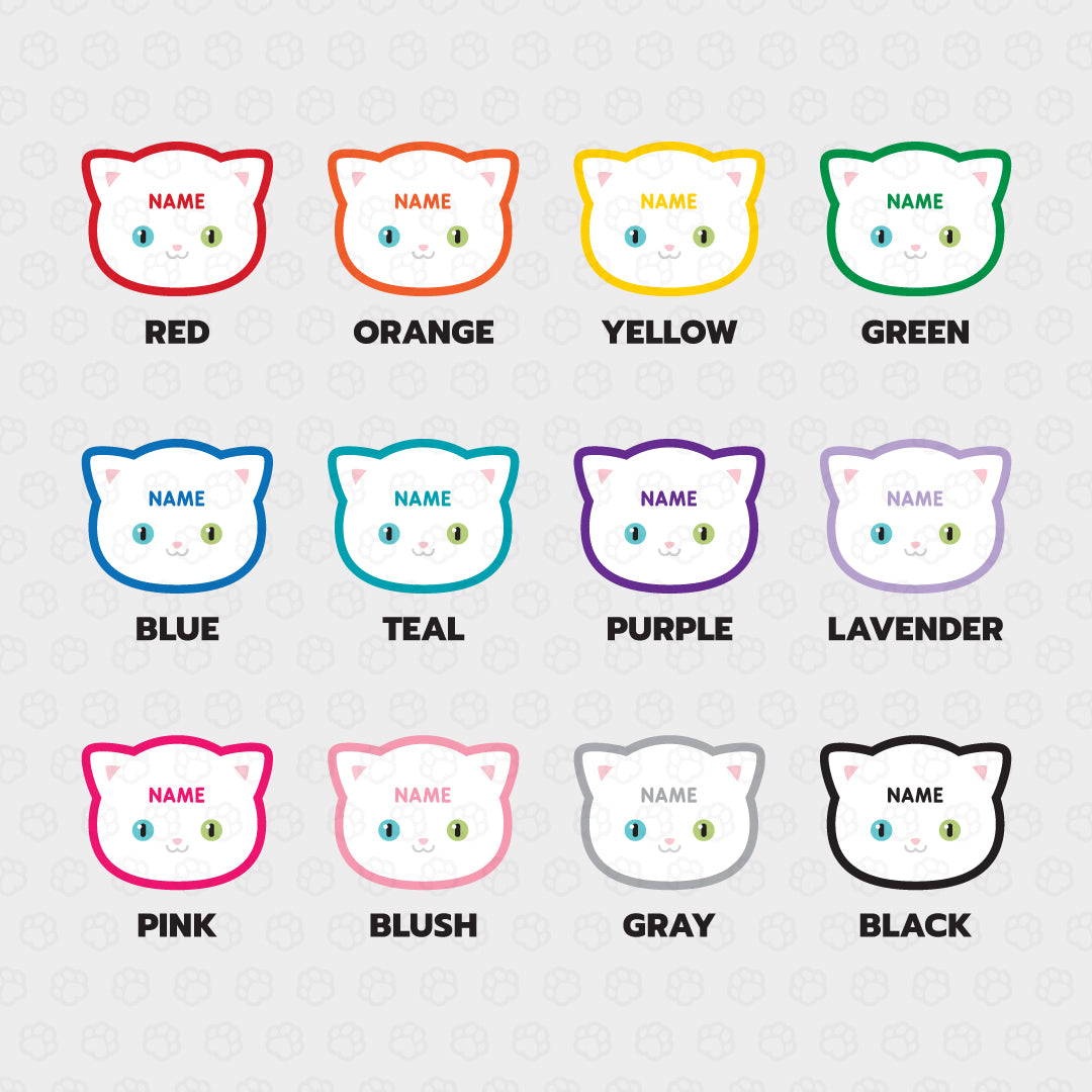 Odd Eyed Cat ID Tag - Pixsqueaks