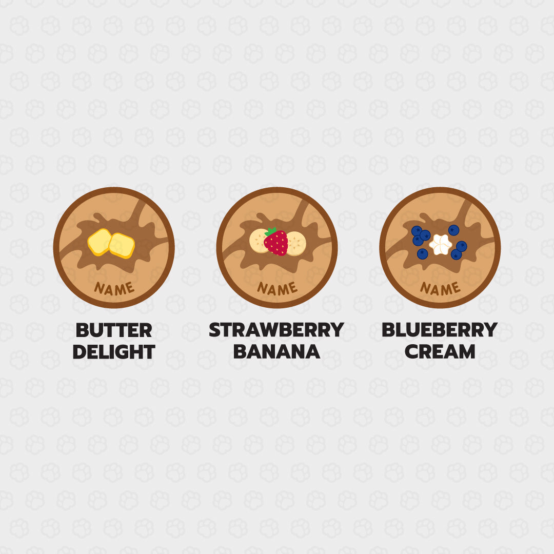 Pancake Pet ID Tag - Pixsqueaks