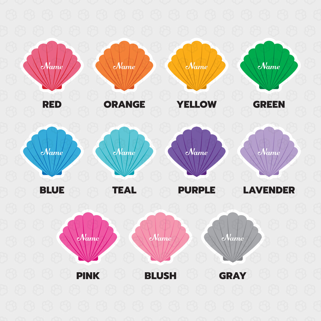 Seashell Pet ID Tag - Pixsqueaks